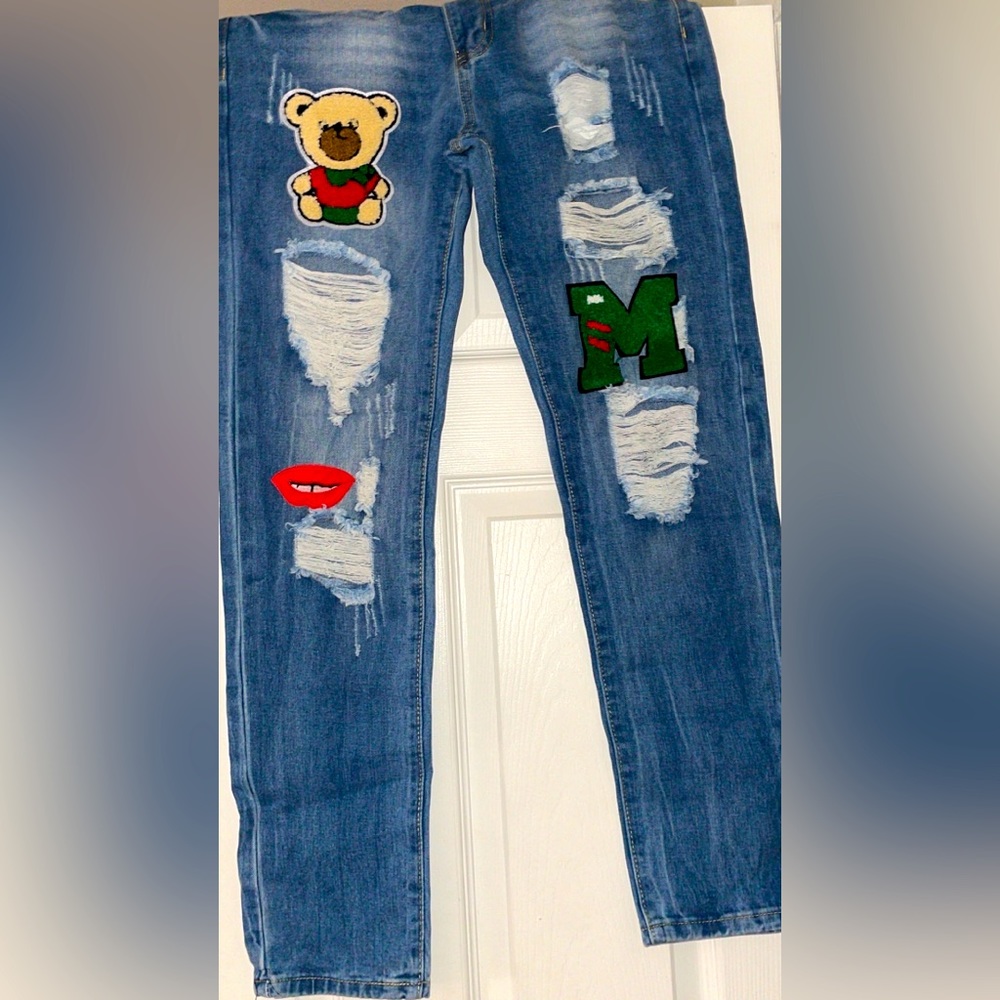 Very nice unisex adult jeans!! Non stretch !